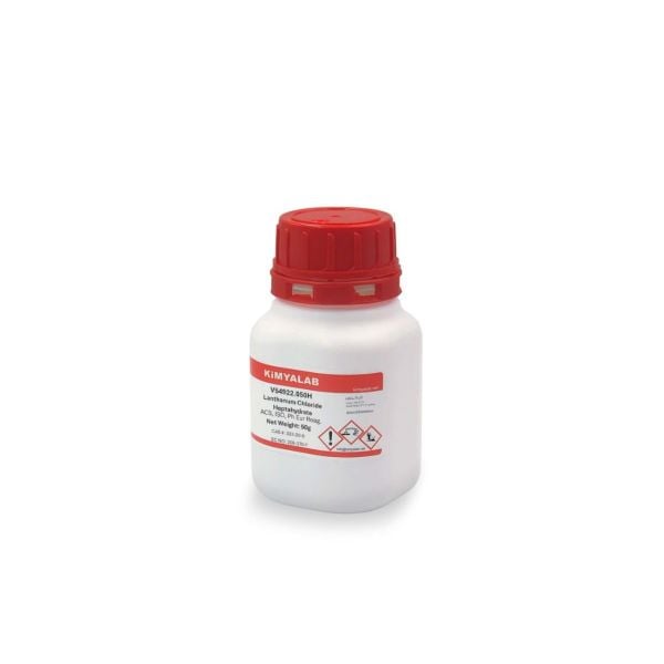 Kimyalab Lantan III Klorür Heptahidrat 50g - Lanthanum III Chloride Heptahydrate
