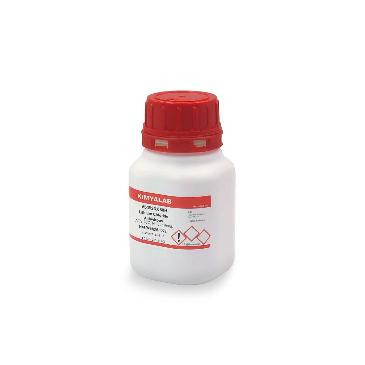 Kimyalab Lityum Klorür 50g - Lithium Chloride Anhydrous