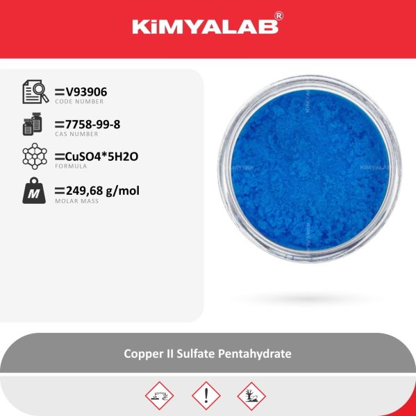 Kimyalab Bakır II Sülfat Pentahidrat 250g - Copper II Sulfate Pentahydrate