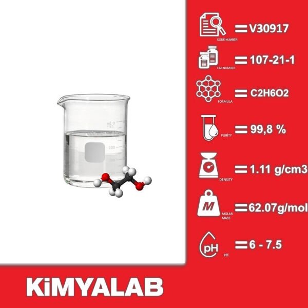 Kimyalab Mono Etilen Glikol 1L - Ethylene Glycol %99,8
