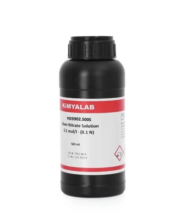 Kimyalab Gümüş Nitrat Çözeltisi 0.1 mol/L - 0.1 N - 500 ml