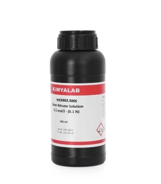 Kimyalab Gümüş Nitrat Çözeltisi 0.1 mol/L - 0.1 N - 500 ml