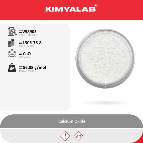 Kimyalab Kalsiyum Oksit 500g - Calcium Oxide