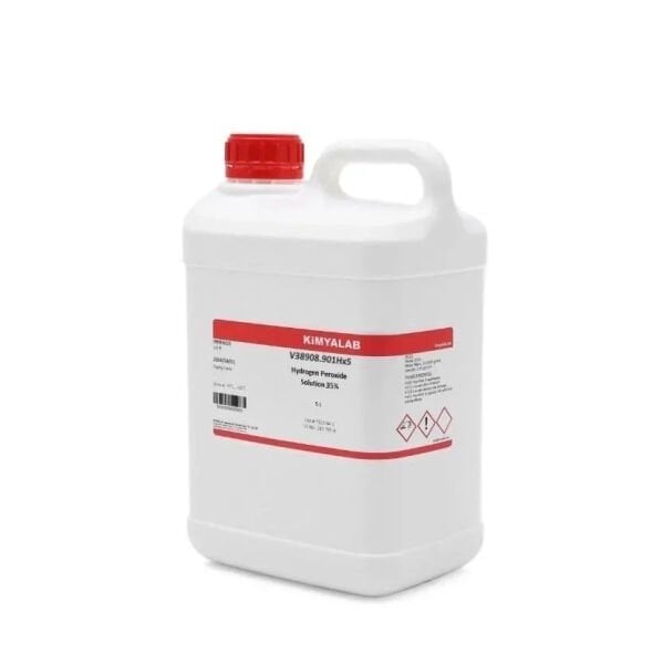 Hidrojen Peroksit Çözeltisi 5 Litre - Hydrogen Peroxide %35