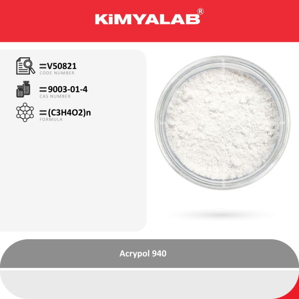 Kimyalab Karbopol - Karbomer 940 500g - Farma Kalite - Carbomer - Acrypol 940