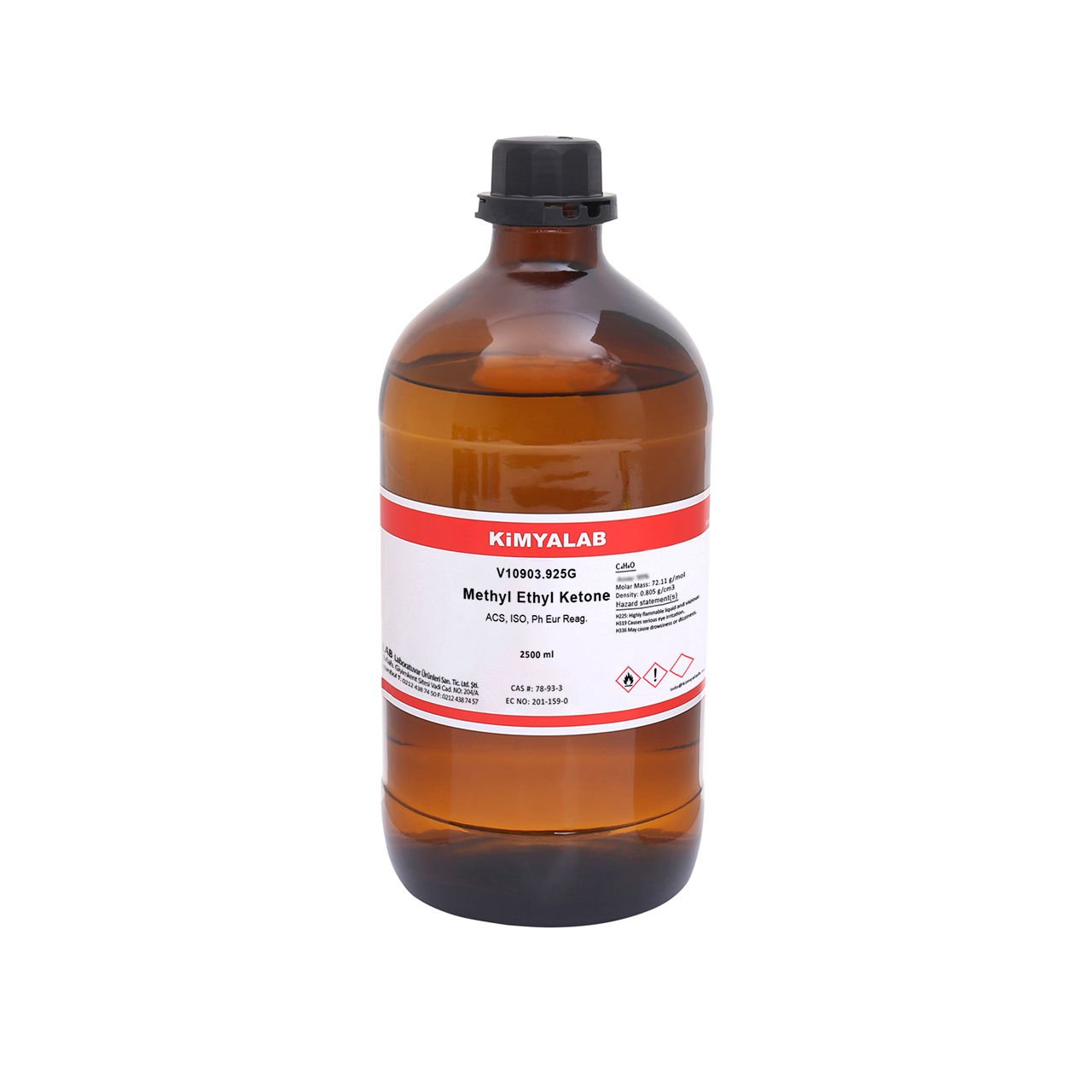 Kimyalab Metil Etil Keton 2,5L - Methyl Ethyl Ketone %99,9