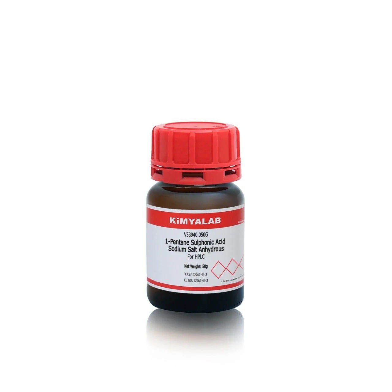 Kimyalab Pentan Sülfonik Asit Sodyum Tuzu 50g - 1-Pentane Sulphonic Acid Sodium Salt Anhydrous For HPLC