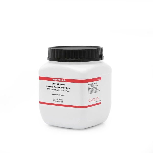 Kimyalab Sodyum Asetat Trihidrat 1Kg - Sodium Acetate Trihydrate