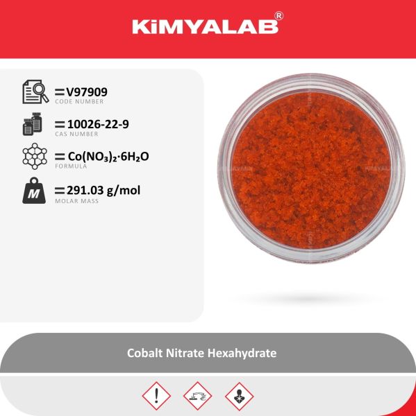 Kimyalab Kobalt Nitrat 500g - Cobalt Nitrate Hexahydrate