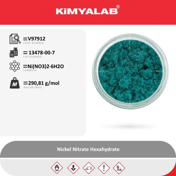 Kimyalab Nikel Nitrat 500g - Nickel Nitrate Hexahydrate