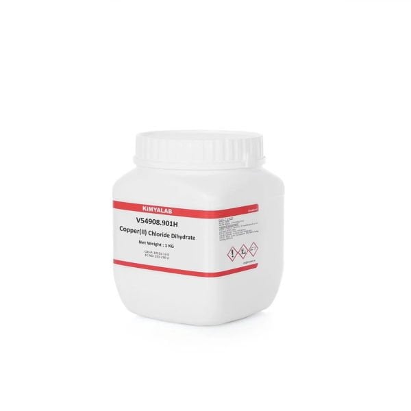 Kimyalab Bakır Klorür 1 Kg Şişe - Copper II Chloride Dihydrate