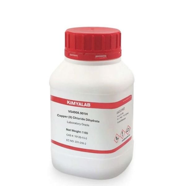 Kimyalab Bakır Klorür 1 Kg Şişe - Copper II Chloride Dihydrate