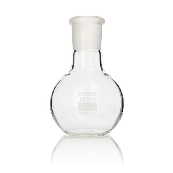 Borox Cam Balon 500 ml - Dibi Düz - Norm Şilifli - 29/32