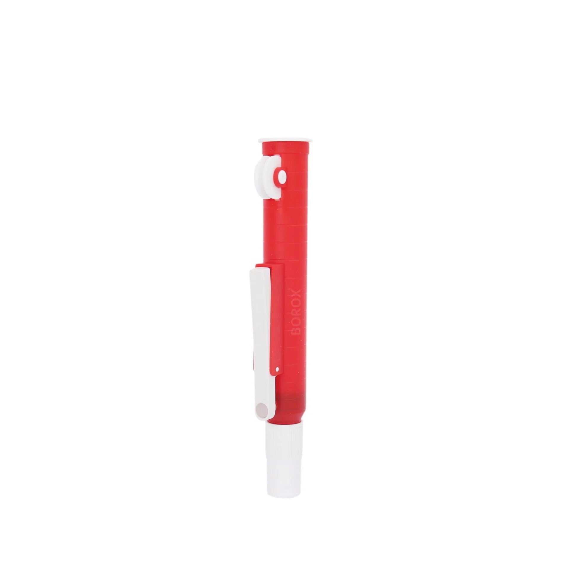 Borox Pipet Pompası 25 ml - Pipet Puarı - Pi-Pump - Kırmızı