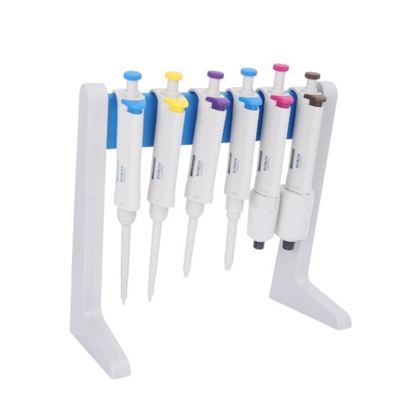 Borox Pipet Standı Yatay - Otomatik Pipet Standı 6lı Rack