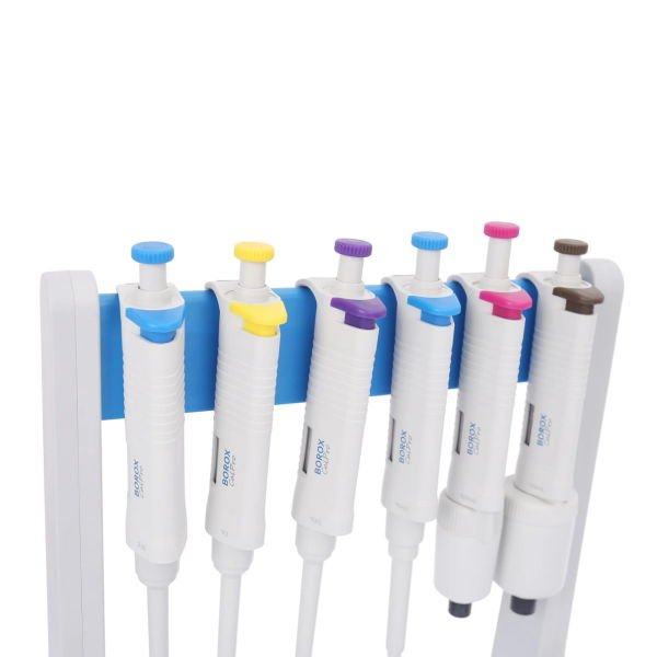 Borox Pipet Standı Yatay - Otomatik Pipet Standı 6lı Rack