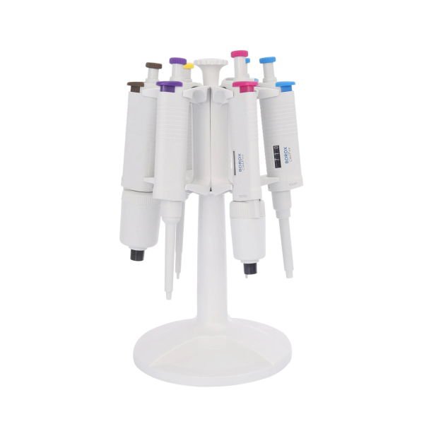 Borox Pipet Standı Karusel - Otomatik Pipet Standı 6lı