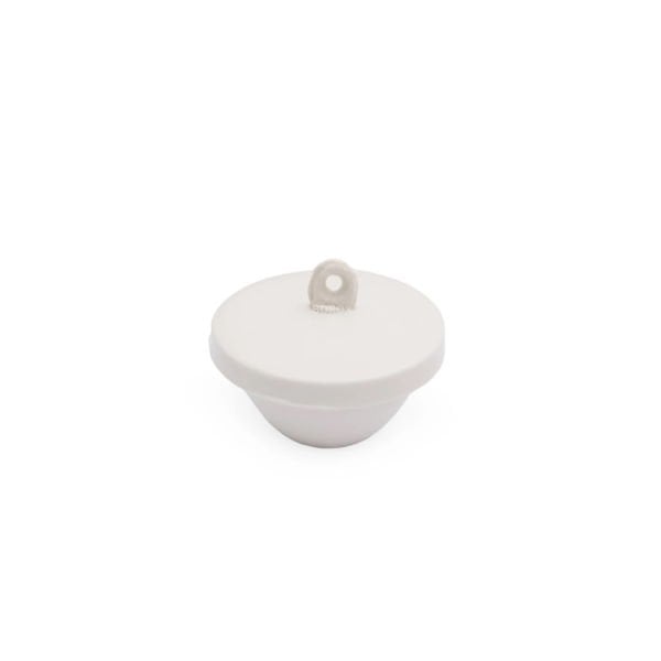 Borox Porselen Kroze - Kapaklı Pota 15ml - Çap 39mm Crucible
