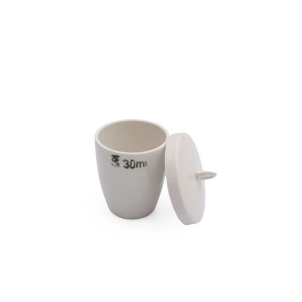 Borox Porselen Kroze Kapaklı 30 ml - Çap 42mm - Dibi Delikli