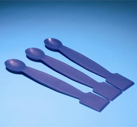 Borox Spatül 30cm Mavi - Plastik Spatula Laboratuvar Kaşığı