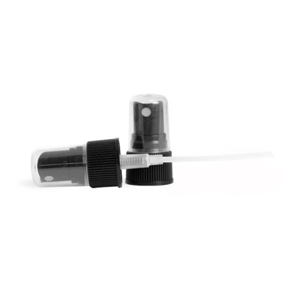 Borox Plastik Kapak 15mm - Sprey Şişesi Pompalı Başlık Siyah