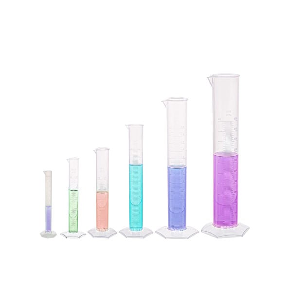 Borox Plastik Mezür Seti - Kabartma Skala - 5li Set