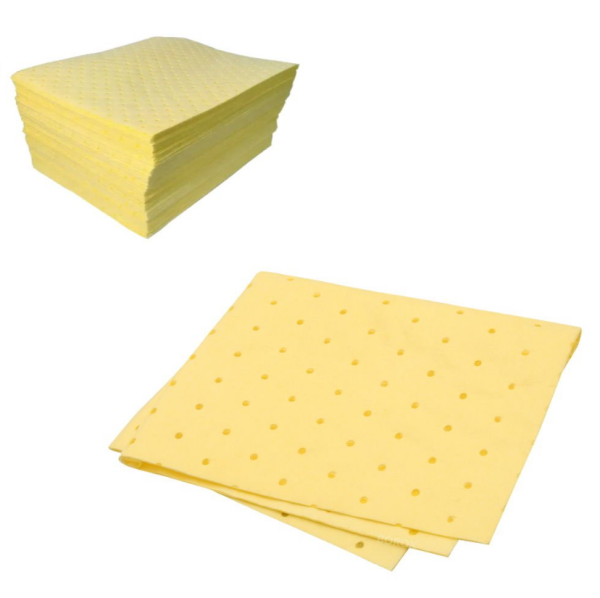 Borox Kimyasal Tutucu Ped Sarı - Kimyasal Emici 100 Adet
