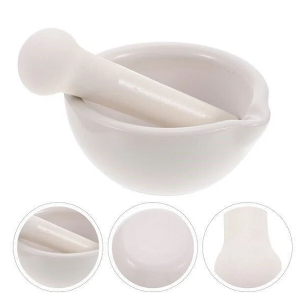 Borox Porselen Havan Tokmaklı 160 mm - 1 set-paket