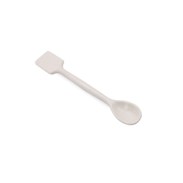 Borox Spatül 17 cm - Porselen Spatula - Laboratuvar Kaşığı