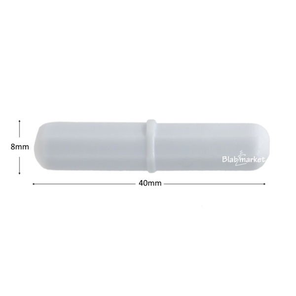 Manyetik Balık 8x40 mm - Teflon Karıştırıcı Balık Halkalı