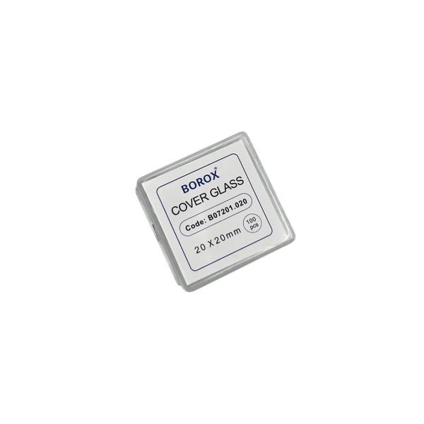 Borox Lamel 20x20mm - Mikroskop Slayt İçin 100lü Cover Glass
