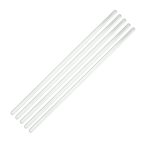 Borox Cam Baget 6x300 mm - İçi Dolu Çubuk Glass Stirring Bar