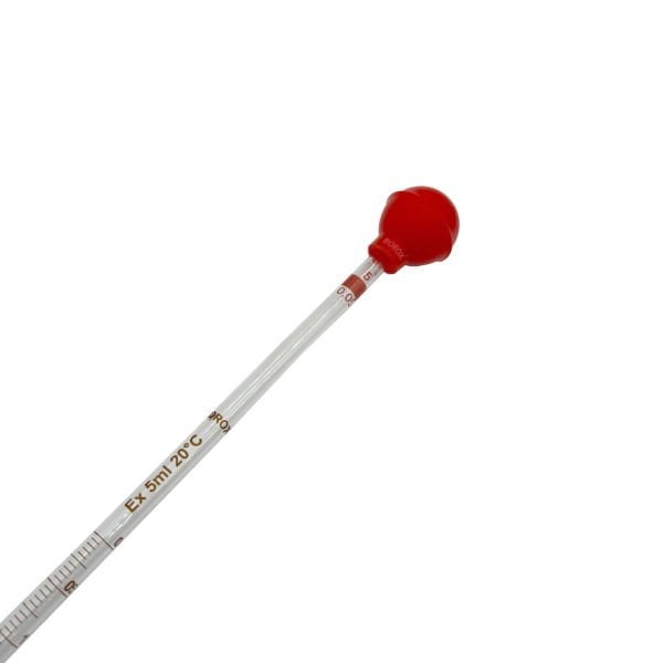 Borox Pipet Puarı 5ml - Silikon Puar - Pipette Bulbs Silicon