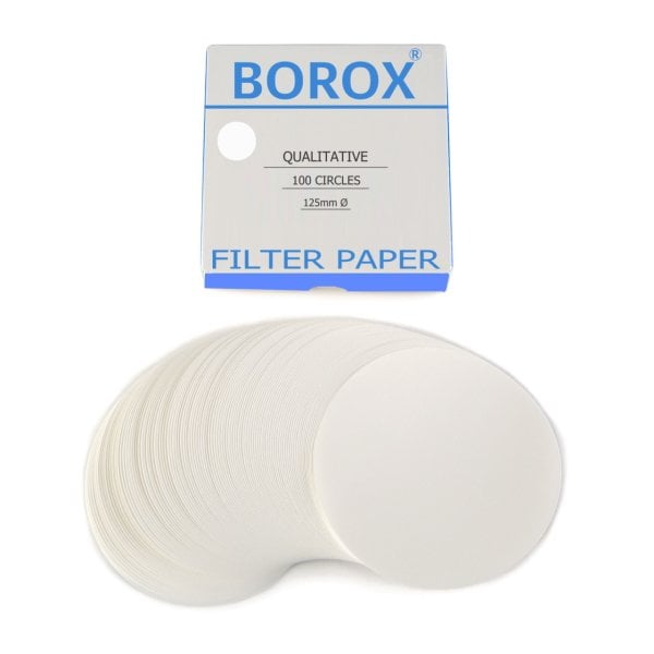 Nitel Filtre Kağıdı 125 mm -  Kalitatif Beyaz bant