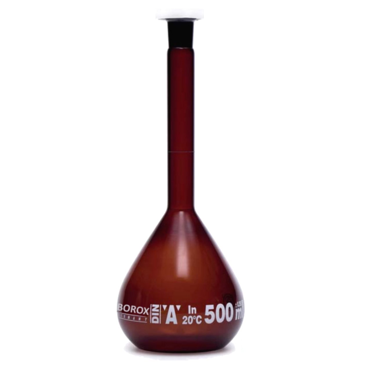 Borox Cam Balon Joje 500 ml Amber - Plastik Kapaklı Class A
