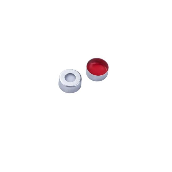 Borox Alüminyum Vial Crimp Kapağı ND11 - PTFE Septa - Silikon Yarıksız 100lü
