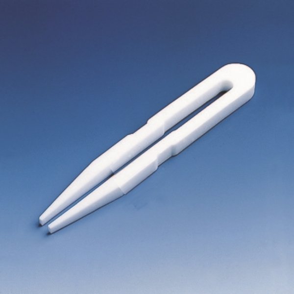 Borox Penset 20 cm Teflon - Laboratuvar PTFE Dişli Cımbız