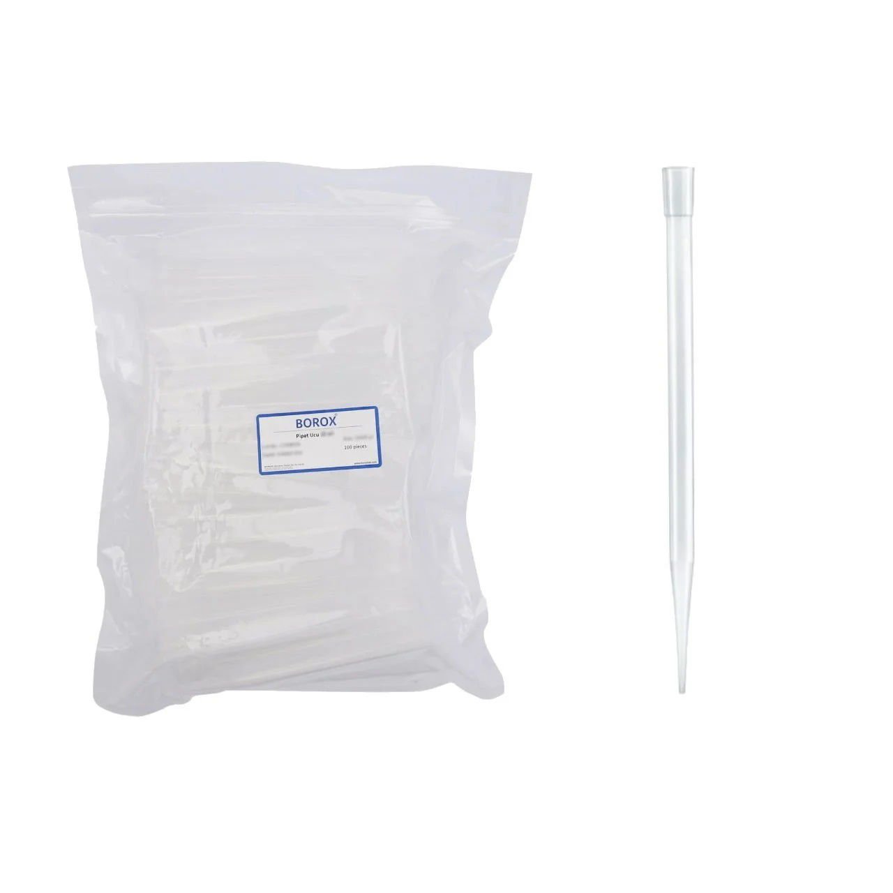 Otomatik Pipet Ucu 5 ml Şeffaf - 100 Adet - Paket - 5000µl