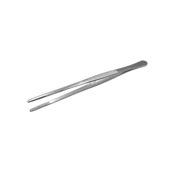 Borox Penset 20 cm Paslanmaz Çelik - Küt Uç Dişli Düz Cımbız