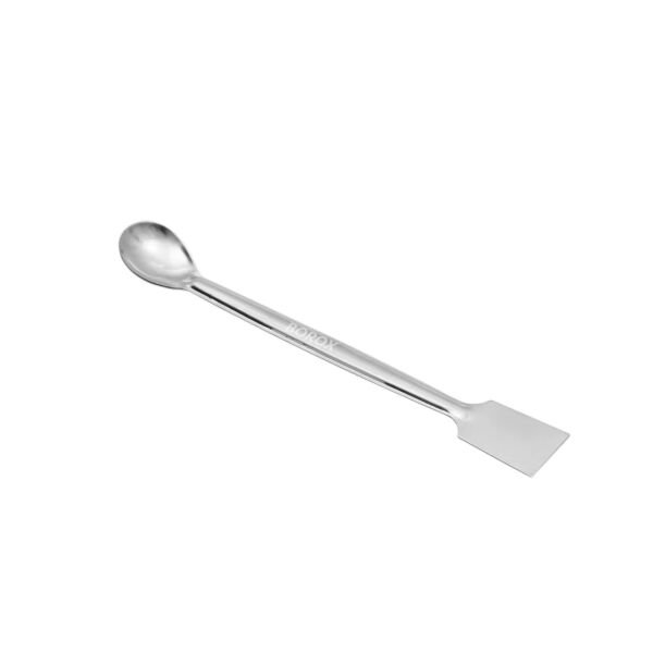 Borox Metal Spatül Kaşıklı İnce 15cm - Öğrenci Spatula 5Adet