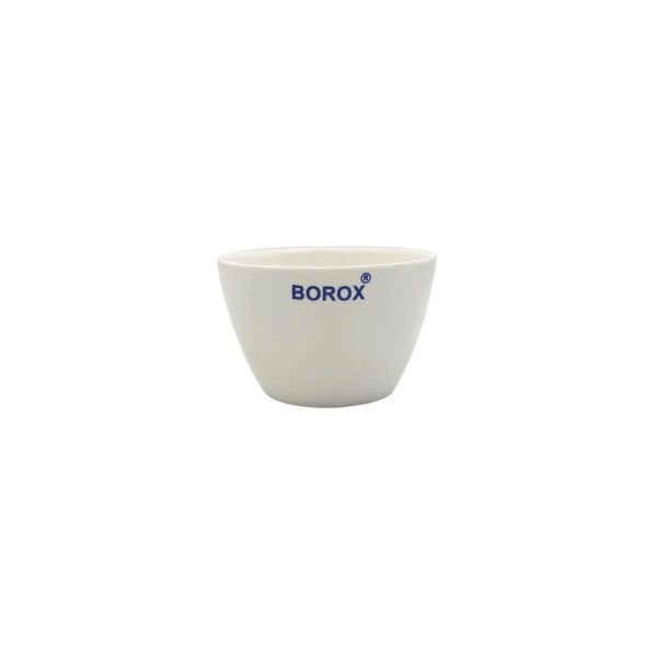 Borox Porselen Kroze - Kısa Form - 60ml - Low Form Crucible