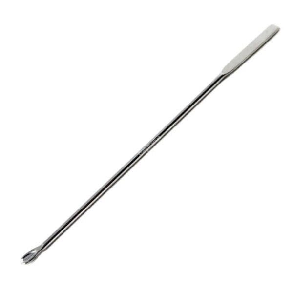 Borox Metal Spatül Mikro Kaşıklı 16 cm - Paslanmaz Spatula