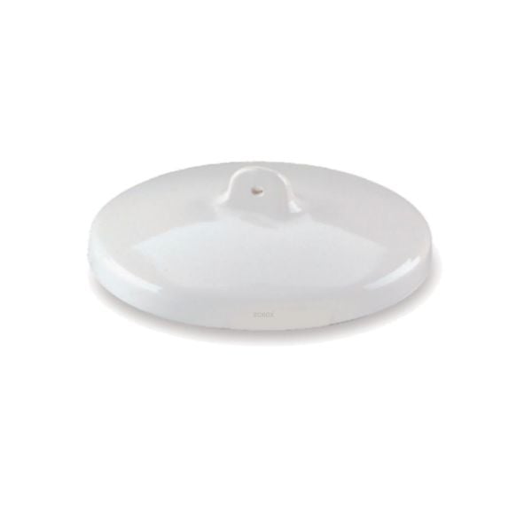 Borox Porselen Kroze Kapağı - 69mm - Porcelain Crucible Cover