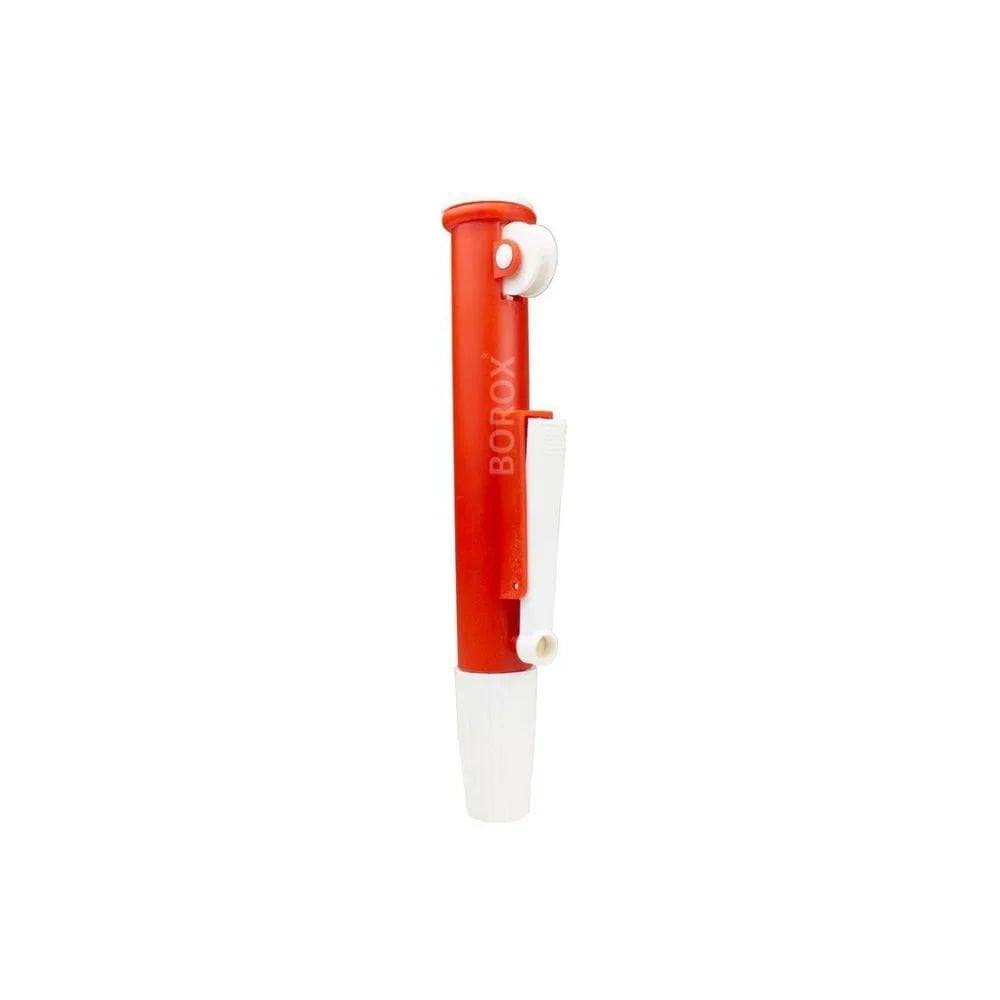 Borox Pipet Pompası 25 ml - Kırmızı Pipet Puarı - Pi-Pump - Hızlı Pipetleme