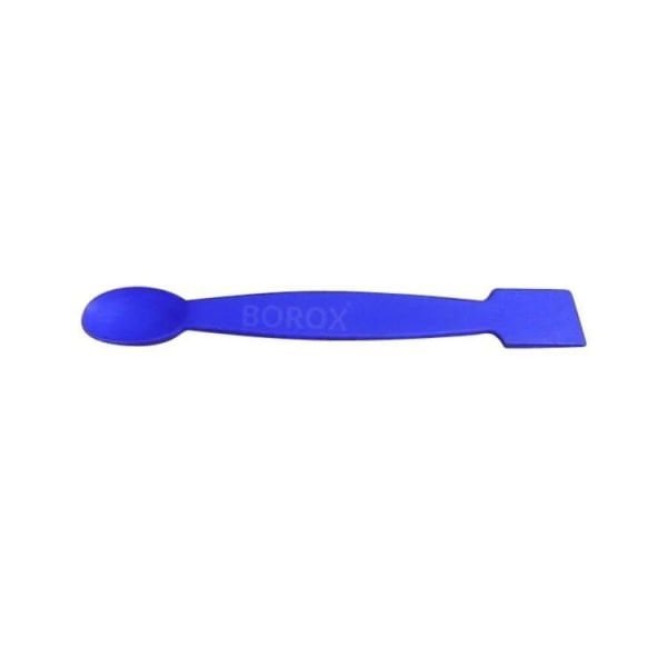 Borox PP Spatül 15cm Mavi - Plastik Spatula Laboratuvar Kaşığı - Yüksek Kalite