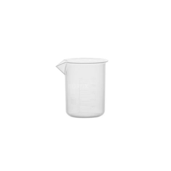 Borox Plastik Beher 50 ml - Kabartma Dereceli - Plastic Beaker Autoclavable