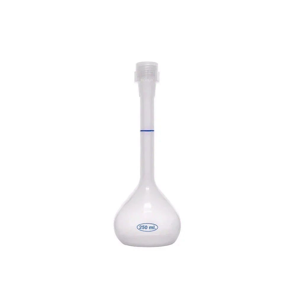 Borox Plastik Balon Joje 250ml - Plastik Kapaklı - Volumetrik Flask