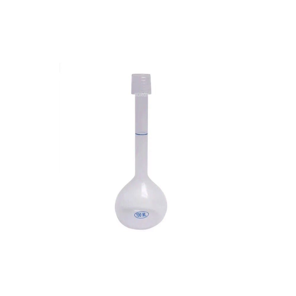 Borox Plastik Balon Joje 100ml - Plastik Kapaklı - Volumetrik Flask