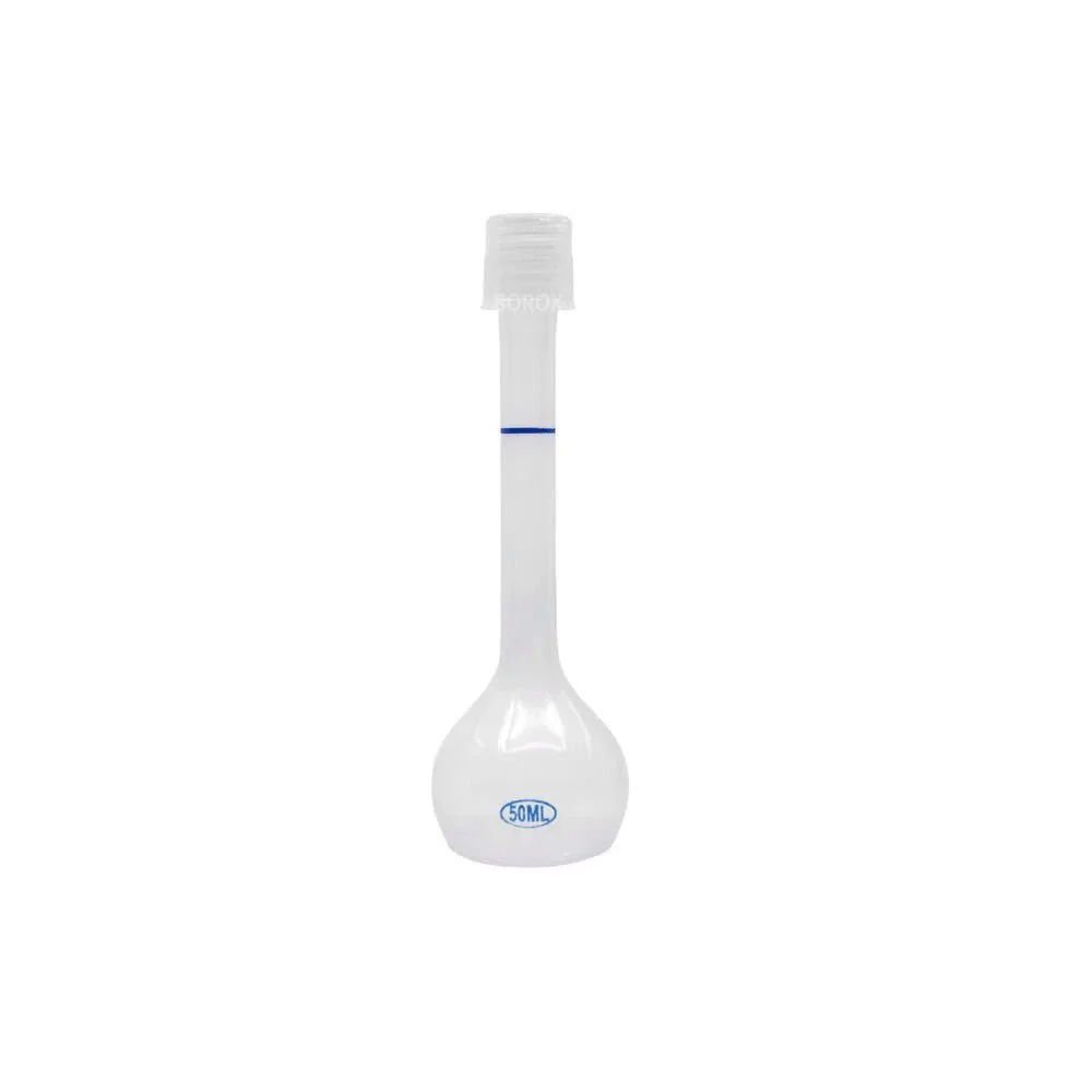 Borox Plastik Balon Joje 50ml - Plastik Kapaklı - Volumetrik Flask