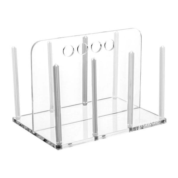 Borox Akrilik Petri Kabı Standı 60mm Petri İçin Rack - Petri Standı